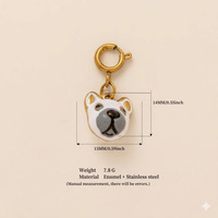 Pendentifs Breloques Animaux Mignons SongYi avec Fermoir à Ressort Doré pour Fabrication de Bijoux DIY (Bracelets et Colliers)