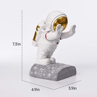 2025 Einzigartige Astronaut Statue Buchhalter Harz Bücherregal Space Decor Dekorative Buchs tütze für Kinderzimmer
