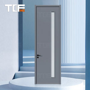 Puertas de losa internas para la casa Panel WPC interior al ras de nogal diseñado para el mercado de Turquía - Product Image 1
