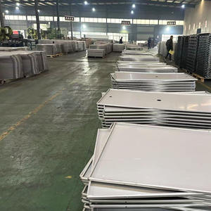 공장 직접 4 층 조정 가능한 강철 수직 저장 선반 300 ~ 500kg 용량 안정 선반 스태킹 선반 - Product Image 4