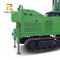 Sondeuse à percussion standard SPT autopropulsée pour l'investigation des sols, machine de forage à percussion standard SPT pour l'échantillonnage environnemental