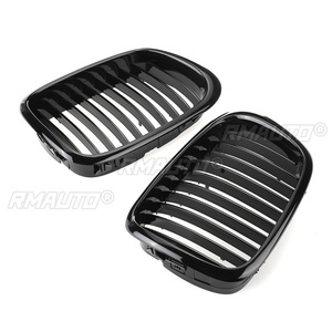 Rejillas de carreras negras M5 E39, 2 piezas, rejilla delantera para parachoques de coche, para BMW E39 Serie 5 525i 528i 530i 535i 540i M5 1997-2003 - Product Image 5