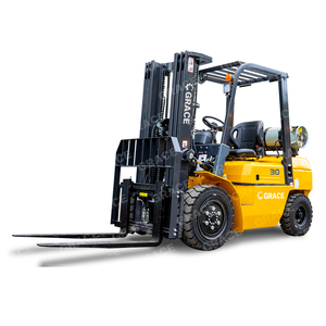 Direktvertrieb 3-Tonnen-Dual-Fuel-<span class=keywords><strong>LPG</strong></span>-Gabelstapler mit Nissan K25 Motor, Gastank & Seitenschieber, Schnelle Lieferung - Product Image 1