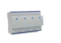Parafoudre de Classe T1 DK-25G SPD 35MM DIN à Haute Capacité de Courant, Dispositif de Protection Contre les Surtensions à Déclenchement Thermique avec Alarme à Distance