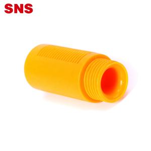 SNS PSL serisi turuncu pnömatik için egzoz susturucusu filtre plastik hava susturucu gürültü azaltma PLS serisi parçaları - Product Image 4