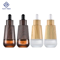 Flacon compte-gouttes conique de luxe 30 ml pour sérum et huiles essentielles, en verre, avec logo personnalisé
