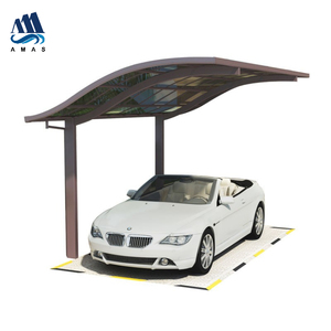 Abri d'extérieur en aluminium en Polycarbonate, abri de port en forme de M pour Garage et maison - Product Image 4