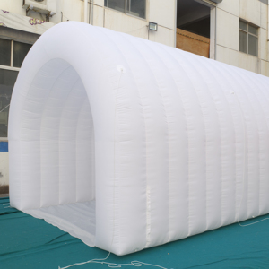 巨大な屋外用ポータブルカラフルLEDパーティーテント、イベント用LED照明付きインフレータブルトンネル - Product Image 1