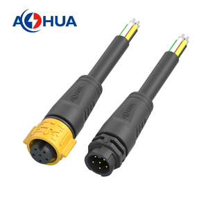 Aohua tự khóa Nam Nữ bán kết nối cáp kết nối nhanh 2 3 4 2 + 3 6 7 Pin IP68 không thấm nước - Product Image 5