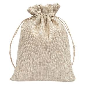 Sacs fourre-tout d'épicerie réutilisables écologiques imprimés en soie avec logo personnalisé motif de dessin animé Toile de jute laminée en PE naturel Shopping - Product Image 5
