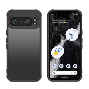 PC TPU <span class=keywords><strong>Bumper</strong></span> Matte Frosted Chống Sốc Cứng Điện Thoại Bìa Đối Với Google Pixel 10 9 Pro 8 Bền Bìa - Product Image 2