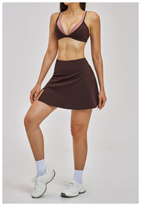 Wholesale Fitness 2 Piece Women Gym Yoga Wear Set For Women Tennis Sportswear - Product Image 5