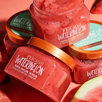 Watermelon Ice Cream Sugar Salt Body Scrub|Shea Butter Glycerin Deep Exfoliating Scrub|Cleanses for Soft Smooth Healthy Skin ODM