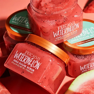 Watermelon Ice <strong>Cream</strong> Sugar Salt Body Scrub|Shea Butter Glycerin Deep Exfoliating Scrub|Cleanses for Soft Smooth Healthy Skin ODM - Product Image 5