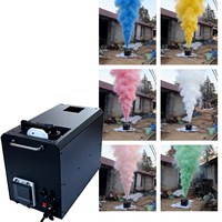 Machine à fumée colorée pour événements de révélation du sexe (garçon ou fille), spectacles, concerts, scènes, fêtes, avec liquide de fumée coloré