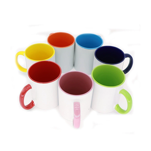 Tazas de Café de Cerámica con Interior de Color Sublimado, Blancas de 11 oz, con Logotipo Personalizado - Product Image 6