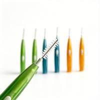 Brosse interdentaire en nylon ISO avec manche en plastique, douce pour les dents, personnalisation, prix de gros en vrac