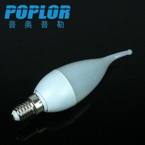 Bombilla LED Poplor E14 3W de Plástico con Forma de B12 para Iluminación Interior - Product Image 2