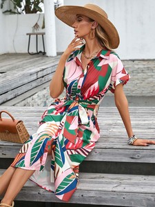 Moda mujer plisado Tie Back ropa <span class=keywords><strong>de</strong></span> mujer cintura delgada elegante <span class=keywords><strong>vestidos</strong></span> largos Midi estilo <span class=keywords><strong>de</strong></span> dama joven vestido <span class=keywords><strong>de</strong></span> un solo pecho - Product Image 3