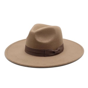 Sombreros Fedora para Mujer al por Mayor, de Ala Ancha Plana de 9.5cm, con Lazo a Juego, Nueva Tendencia de Alta Calidad 2023, Gran Venta - Product Image 6
