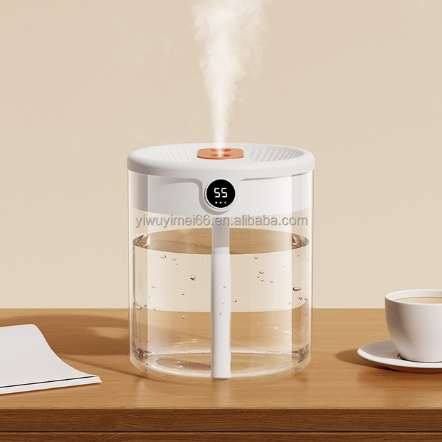 2025 OEM/ODM Rechargeable Portable Double Spray Humidifier Usb Cool Mist Ultrasonic air Humidifier With 2 Liters Water tank