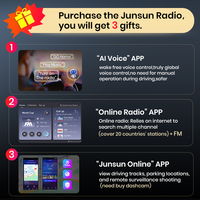Stok EU Junsun X7 MAX 2K layar nirkabel CarPlay Radio mobil otomatis untuk Volkswagen Sharan 2012 2013 2014-2018 Multimedia autoradio