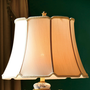 High Quality <strong>Ceramic</strong> <strong>Table</strong> <strong>Lamps</strong> Oriental Hotel Lightings Antique Retro High End Popular Desk Light for Living Room - Product Image 6