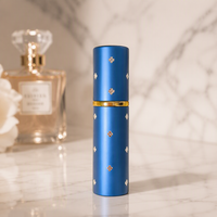 Flacon de parfum rechargeable 5 ml, mini vaporisateur de voyage en aluminium, conteneur de parfum portable