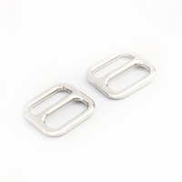 Boucle de Sangle Coulissante Tactique en Alliage de Zinc Sans Nickel Écologique Unisexe pour Sac à Main et Sac à Dos, Ajusteur de Sangle, Glissière à Trois Barres