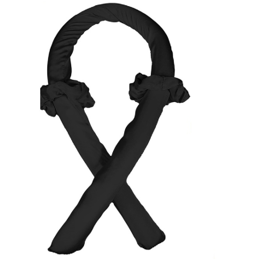 Coletero negro para el cabello