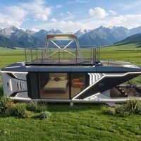 Maisons Capsules Spatiales Modulaires Préfabriquées Conteneurs Extérieurs Structure Acier Design Moderne Prêtes à Habiter Capsules de Couchage