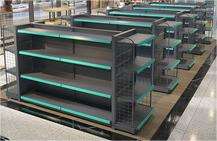 من المصنع مباشرة رف مشروبات على الوجهين قابل للتخصيص لمتاجر السوبر ماركت استخدام مساحة عالية عرض بيرة اقتصادي متين - Product Image 2