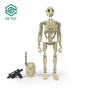 HS Buildmoc B1 combat droïde petit Robot Intelligent bloc ensemble jouet pour enfants éducatif - Product Image 4