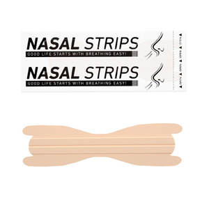 Tiras Nasales Personalizadas de Marca Privada, Color Piel, Adhesivo Fuerte No Tejido e Impermeable <span class=keywords><strong>para</strong></span> Deportes, Mejora la Respiración Nocturna - Product Image 1
