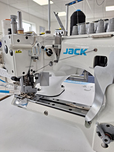 Máquina de Coser Industrial de Alta Calidad Jack JK-8740, 4 Agujas, 6 Hilos, de Brazo Libre, para Costura Plana e Interlock - Product Image 3