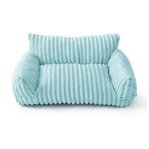 7348 <strong>Non</strong> <strong>Slip</strong> Corduroy Pet Indoor Sofa <strong>Bed</strong> for Cat Small <strong>Dog</strong> Sleeping Lightweight Extra Soft Machine <strong>Washable</strong> Pet Sofa <strong>Bed</strong> - Product Image 1