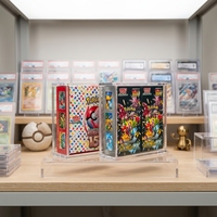 Boîte de rangement magnétique en acrylique moderne de qualité supérieure, écologique, pour collection de cartes Pokémon japonaises TCG