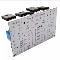 030 Mono 200W Amplifikatör Kartı, 2SA1943 ve 2SC5200 Transistörler ve Hoparlör Koruma Devresi ile, Çin Malı