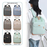 Nouveau sac à dos coréen pour femmes, respirant, en nylon, pour ordinateur portable, chic, minimaliste, polyvalent, grande capacité, imperméable, durable