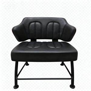 Silla de <span class=keywords><strong>Bar</strong></span> Moderna de Cuero Baccarat con Respaldo, Taburetes Ajustables de Doble Asiento para Uso en el Hogar, <span class=keywords><strong>Bar</strong></span> y Hotel - Product Image 2