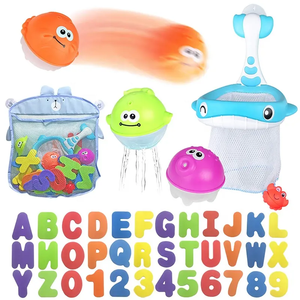 2023 New Arrival Alphabet <strong>Letter</strong> Anti Slip Floating Bathtub Stickers Bathroom Custom Set Early Educational Foam Eva <strong>Bath</strong> Toys - Product Image 4