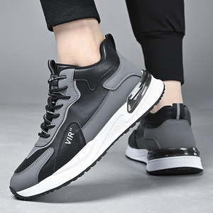 VIR Men Winter Warm Fleece Lined Running Shoes Microfiber <b>Leather</b> Rubber Sole EVA Midsole Casual Dad <b>Sneakers</b> - Product Image 4