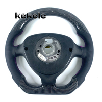 Volante de Fibra de Carbono para Volkswagen MK4 Golf 4, Compatible con Bora Jetta4 Passat B5 R32, Base Plana, Alta Calidad, Personalizable