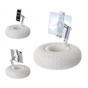 Support de téléphone portable en peluche douce, réglable multi-angles, pour <span class=keywords><strong>lit</strong></span>, canapé, bureau, <span class=keywords><strong>iPad</strong></span>, support de tablette paresseux - Product Image 1