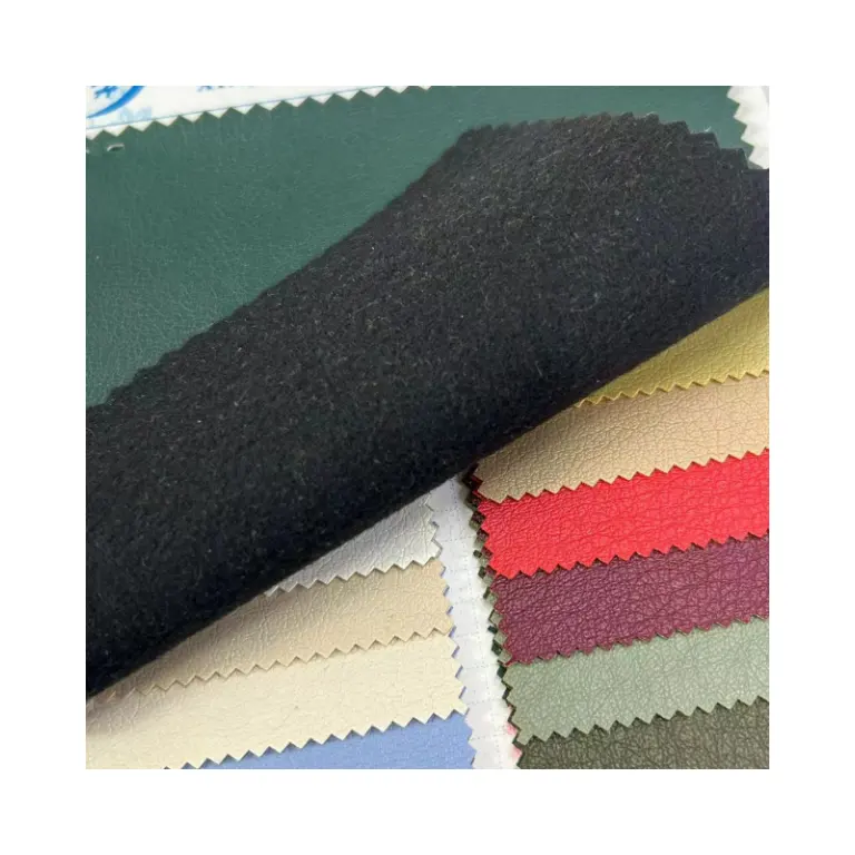 Kualitas tinggi 150cm Pvc kulit sintetis kain timbul kulit pvc pu untuk sepatu/tas