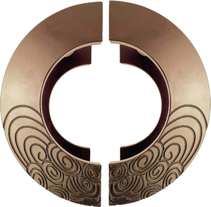 Maniglia Grande Semi-Circolare dal Design Moderno e Retrò <span class=keywords><strong>per</strong></span> Porte in Vetro di Hotel, Appartamenti, Soggiorni e Bagni - Product Image 1