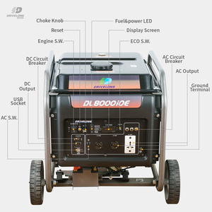 Genset Portable Silent <b>Gasoline</b> <b>Generator</b> DL8000iOE Electricity <b>Gasoline</b> <b>Generator</b> - Product Image 3