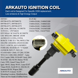 Bobine d'allumage ARKAUTO PERFORMANCE 33400-65G00 UF280 pour <span class=keywords><strong>SUZUKI</strong></span> Alto Baleno <span class=keywords><strong>Ignis</strong></span> Carry Grand Vitara Wagon Jimny Swift SX4 - Product Image 4
