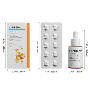 Crema Facial con Vitamina C LANBENA, Antienvejecimiento, Elimina Arrugas, Reafirmante, Iluminadora, Blanqueadora, Hidratante - Product Image 1