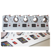 5IN1 gobelet impression plus haute efficacité 100% impression complète presse facile 5 travail 20oz gobelet tasse Sublimation presse à chaud Machine